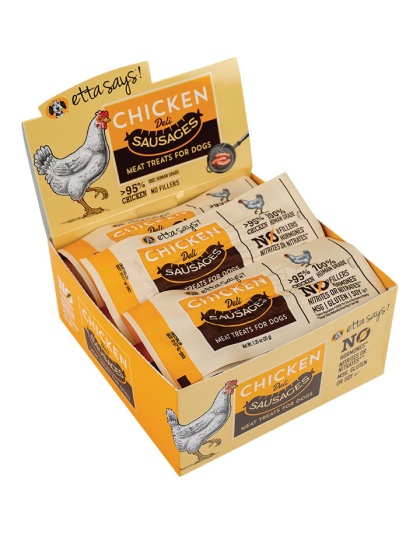 Etta Says! Sausage Link Dog Treats Chicken 12ea/1.25 oz