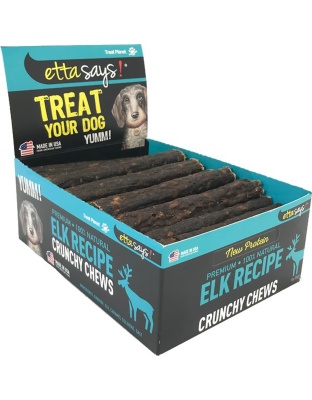 Etta Says Dog Crunchy Chew Elk 4.5 Inches 36 Count