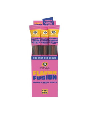 Etta Says Dog Flavor Fusion Chew Salmon 1.75oz. (Case of 12)