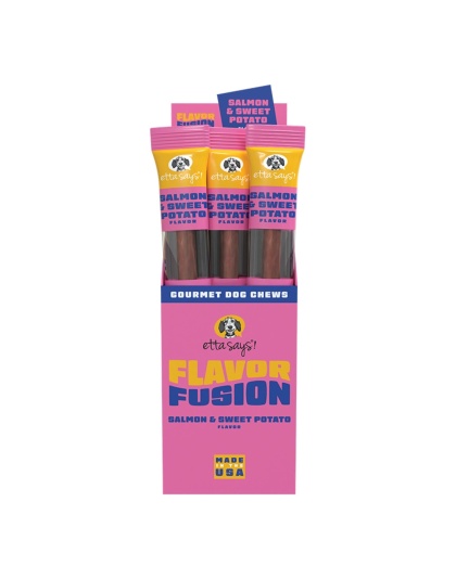 Etta Says Dog Flavor Fusion Chew Salmon 1.75oz. (Case of 12)