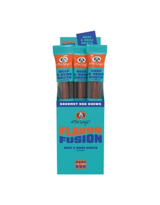 Etta Says Dog Flavor Fusion Chew Beef 1.75oz. (Case of 12)
