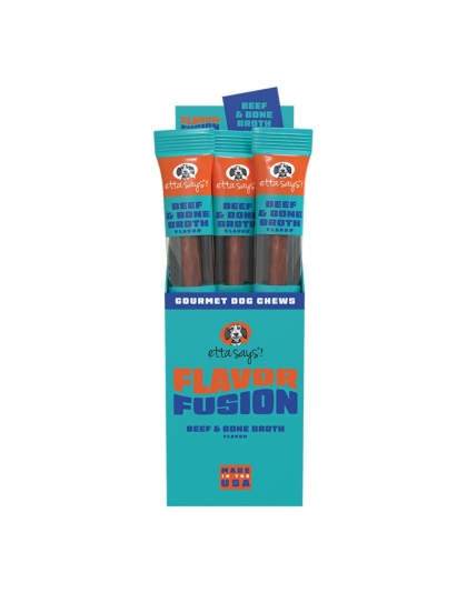 Etta Says Dog Flavor Fusion Chew Beef 1.75oz. (Case of 12)