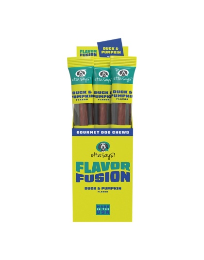 Etta Says Dog Flavor Fusion Chew Duck 1.75oz. (Case of 12)