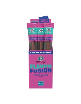 Etta Says Dog Flavor Fusion Chew Turkey 1.75oz. (Case of 12)