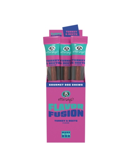 Etta Says Dog Flavor Fusion Chew Turkey 1.75oz. (Case of 12)