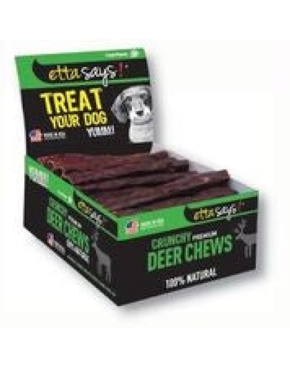 Etta Says! Premium Crunchy - 4.5 Inch Deer Pos - Sold As Display Box Only - Note Individual Units Not Upc Labeled