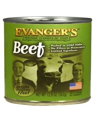 Evanger's Heritage Classic Wet Dog Food Beef  2ea/12.8oz. (Case of 12)