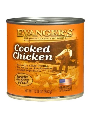 Evanger's Heritage Classic Wet Dog Food Cooked Chicken 12.8oz. (Case of 12)