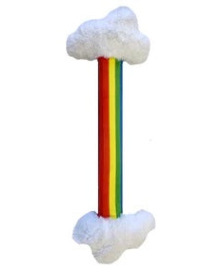 Fabdog Dog Bendie Rainbow Small
