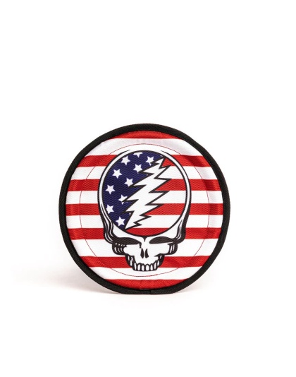 Fabdog Dog Grateful Dead Syf Flag Frisbee