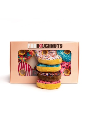 Fabdog Dog Box Of Doughnuts 6 Pack
