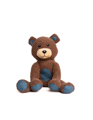 Fabdog Dog Floppy Teddybear Brown Large