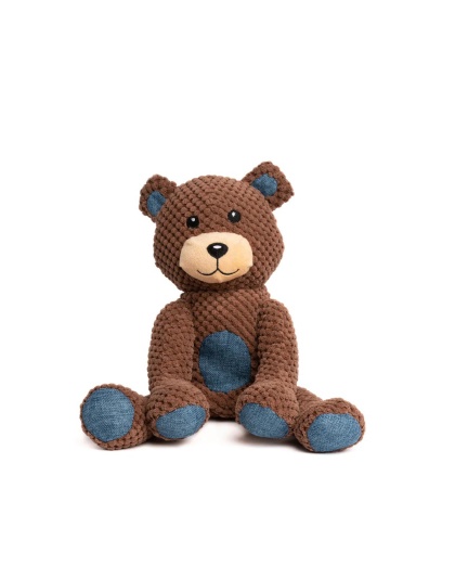 Fabdog Dog Floppy Teddybear Brown Large