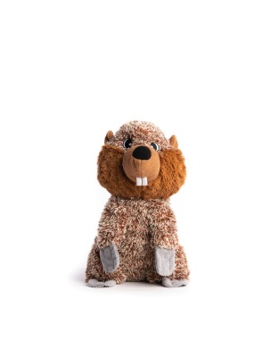 Fabdog Fluffy Beaver Small