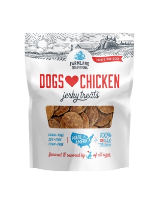Farmland Traditions Dogs Love Chicken Jerky Dog Treats 1ea/6oz.