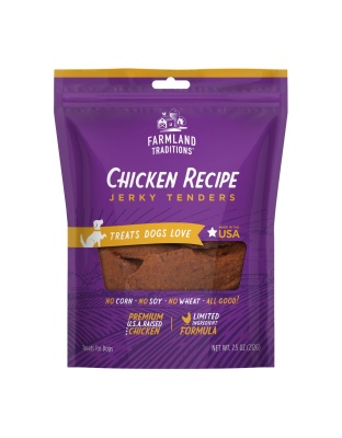 Farmland Traditions Simple Snacks Chicken Jerky Tenders Dog Treats 1ea/7.5oz.