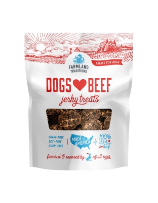 Farmland Traditions Dogs Love Beef Jerky Dog Treats 1ea/13.5oz.