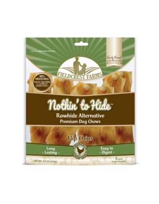 Fieldcrest Farms Nothin' To Hide Flip Chips Dog Treat Chicken 1ea/8.5 oz, 8 pk