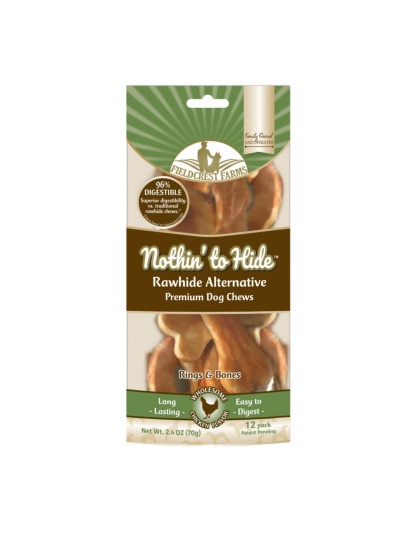 Fieldcrest Farms Nothin' to Hide Chicken Ring Bone Dog Treat Chicken 1ea/12 pk