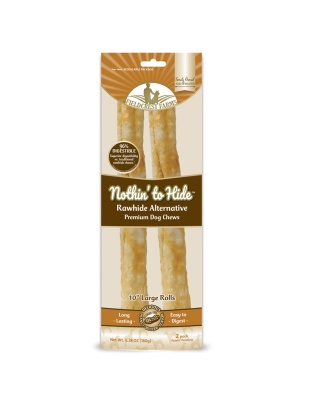 Fieldcrest Farms Nothin' to Hide Roll Dog Treat Peanut Butter 1ea/10 in, LG, 2 pk