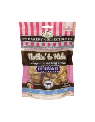 Fieldcrest Farms Nothin' To Hide Bakery Collection Dog Treat Croissant, Beef, 1ea/3 in, 3 pk
