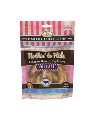 Fieldcrest Farms Nothin' To Hide Bakery Collection Dog Treat Pretzel, Beef, 1ea/4 in
