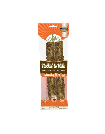 Fieldcrest Farms Nothin' To Hide Roll Dog Treat Granola, 1ea/LG, 10 in