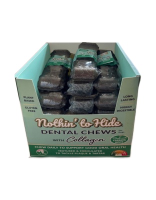 Fieldcrest Farms Nothin' to Hide Dental Wave Collagen Dog Chew Display Beef 7 in (Case of 13)