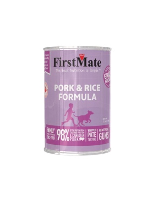 Firstmate Dog Limited Ingredient Pork Rice 12.2Oz 12 Pack