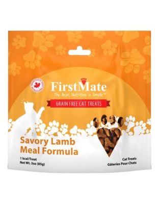 Firstmate Cat Grain Free Savory Lamb Treat 3oz.