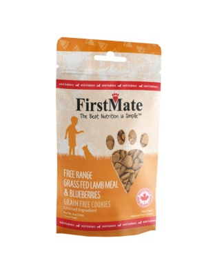 Firstmate Dog Limited Ingredient Grain Free Mini Lamb Blueberry Treat 8oz.