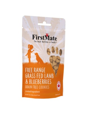 Firstmate Dog Limited Ingredient Grain Free Chicken & Blueberry Treat 8oz.