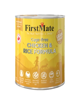 Firstmate Dog Grain Friendly Chicken Rice 12.2oz. (Case of 12)