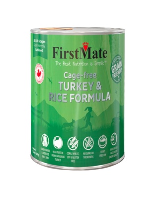 Firstmate Dog Grain Friendly Turkey & Rice Formula  12.2oz. (Case of 12)