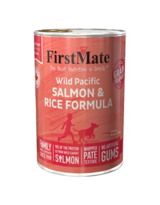 Firstmate Dog Grain Friendlysalmon & Rice Formula 12.2oz. (Case of 12)