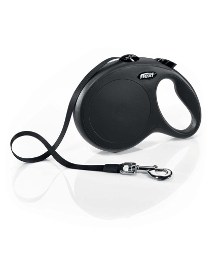 Flexi Flexi Classic Nylon Cord Dog Leash Black 1ea/16 ft, LG, Up To 132 lb