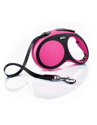 Flexi New Comfort Retractable Tape Dog Leash Pink 1ea/16 ft, LG, Up To 132 lb