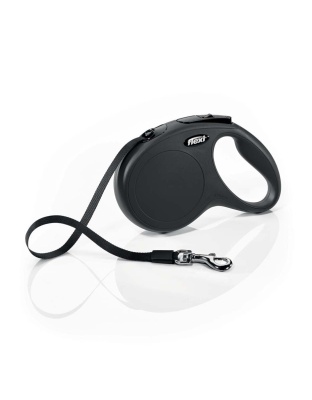 Flexi Flexi Classic Nylon Cord Dog Leash Black 1ea/16 ft, MD, Up To 55 lb