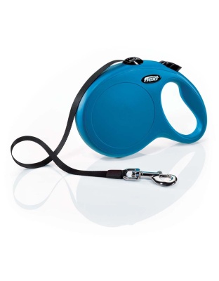 Flexi Flexi Classic Nylon Cord Dog Leash Blue 1ea/26 ft, LG, Up To 110 lb