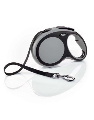 Flexi New Comfort Retractable Tape Dog Leash Grey 1ea/26 ft, LG, Up To 110 lb