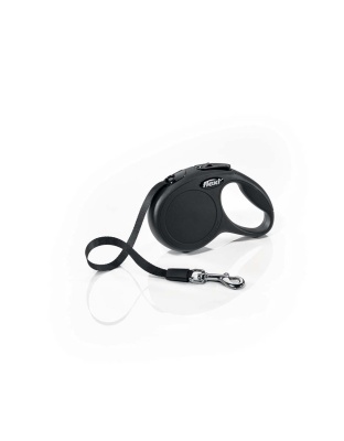 Flexi Flexi Classic Nylon Cord Dog Leash Black 1ea/10 ft, XS, Up To 26 lb