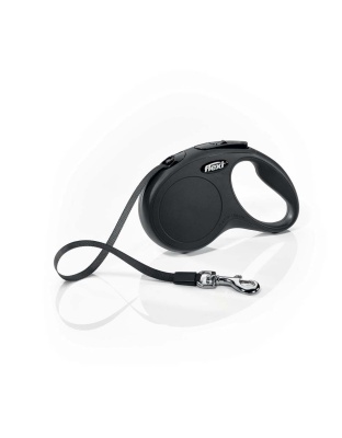Flexi Flexi Classic Nylon Cord Dog Leash Black 1ea/16 ft, SM, Up To 33 lb
