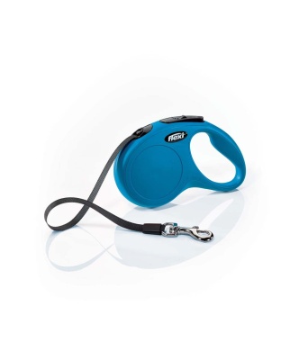 Flexi Flexi Classic Nylon Cord Dog Leash Blue 1ea/16 ft, SM, Up To 33 lb