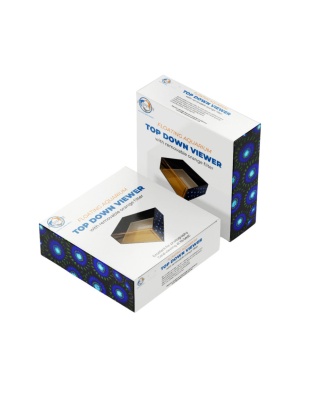 Flipper Cleaner Floating Aquarium Top Down Viewer w/Removable Orange Filter 1ea/One Size