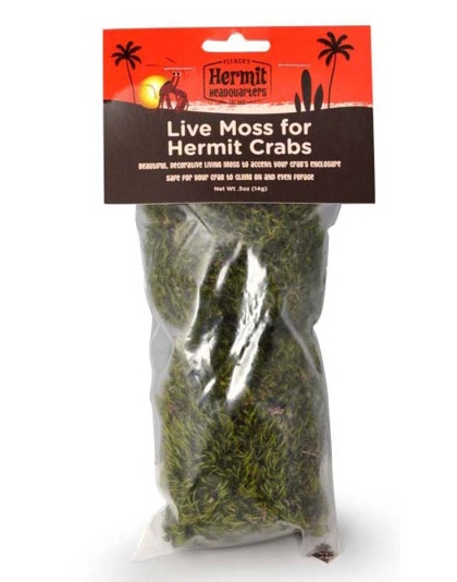 Fluker's Hermit Crab Live Moss Green 1ea/0.5 oz