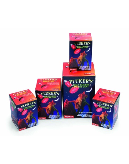 Fluker's Night Time Red Basking Spotlight Infrared Heat Lamp 1ea/75 W