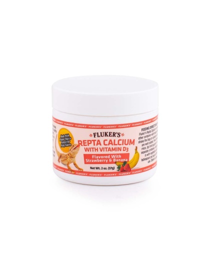 Fluker's Repta Strawberry-Banana Flavored Calcium with Vitamin D3 1ea/2 oz