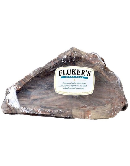 Fluker's Repta-Bowl Non-porous Food and Water Bowl Multi-Color 1ea/9 in, LG