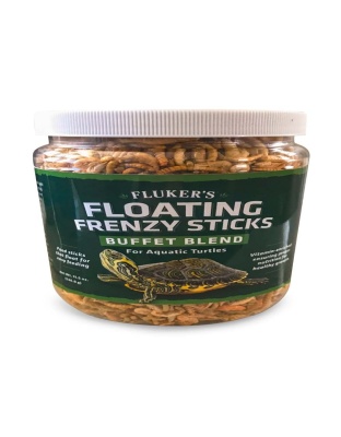 Fluker's Buffet Blend Aquatic Turtles Floating Frenzy Sticks Freeze Dried Food 1ea/11.5 oz