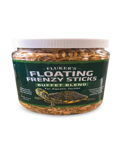 Fluker's Buffet Blend Aquatic Turtles Floating Frenzy Sticks Freeze Dried Food 1ea/11.5 oz